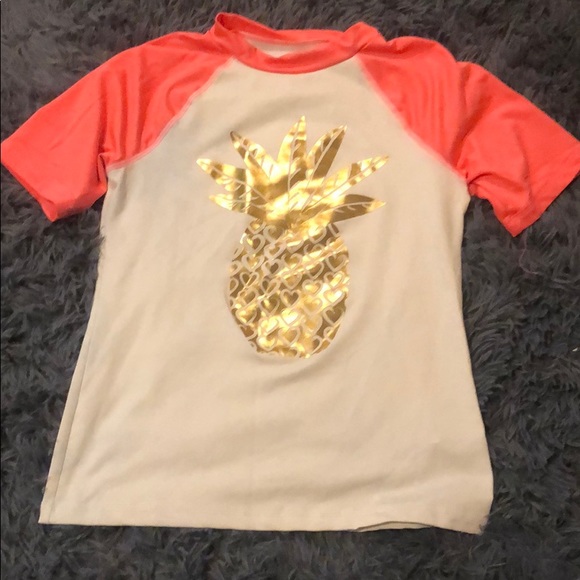 Cat & Jack Other - Pineapple rash guard/swim shirt